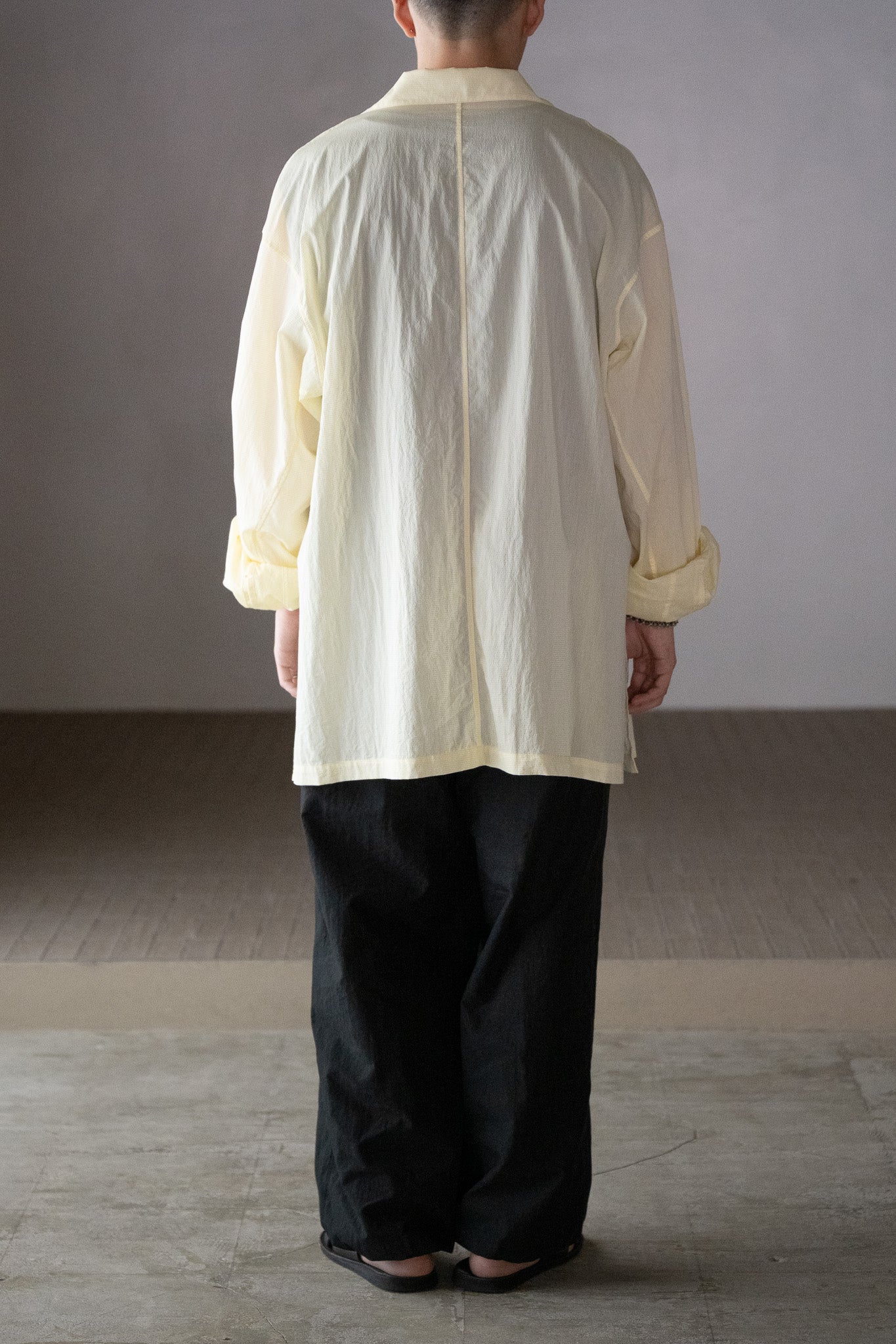 ANSNAM / big pyjacket (Cotton) -YELLOW
