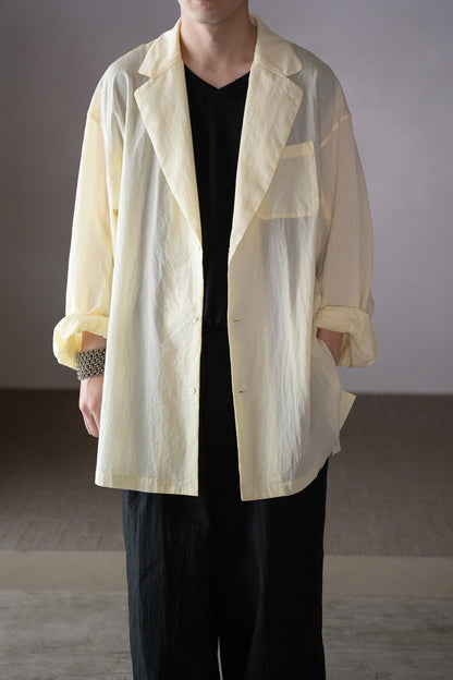 ANSNAM / big pyjacket (Cotton) -YELLOW