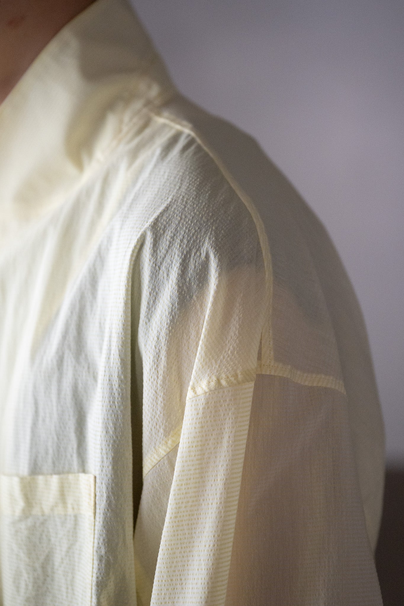 ANSNAM / big pyjacket (Cotton) -YELLOW