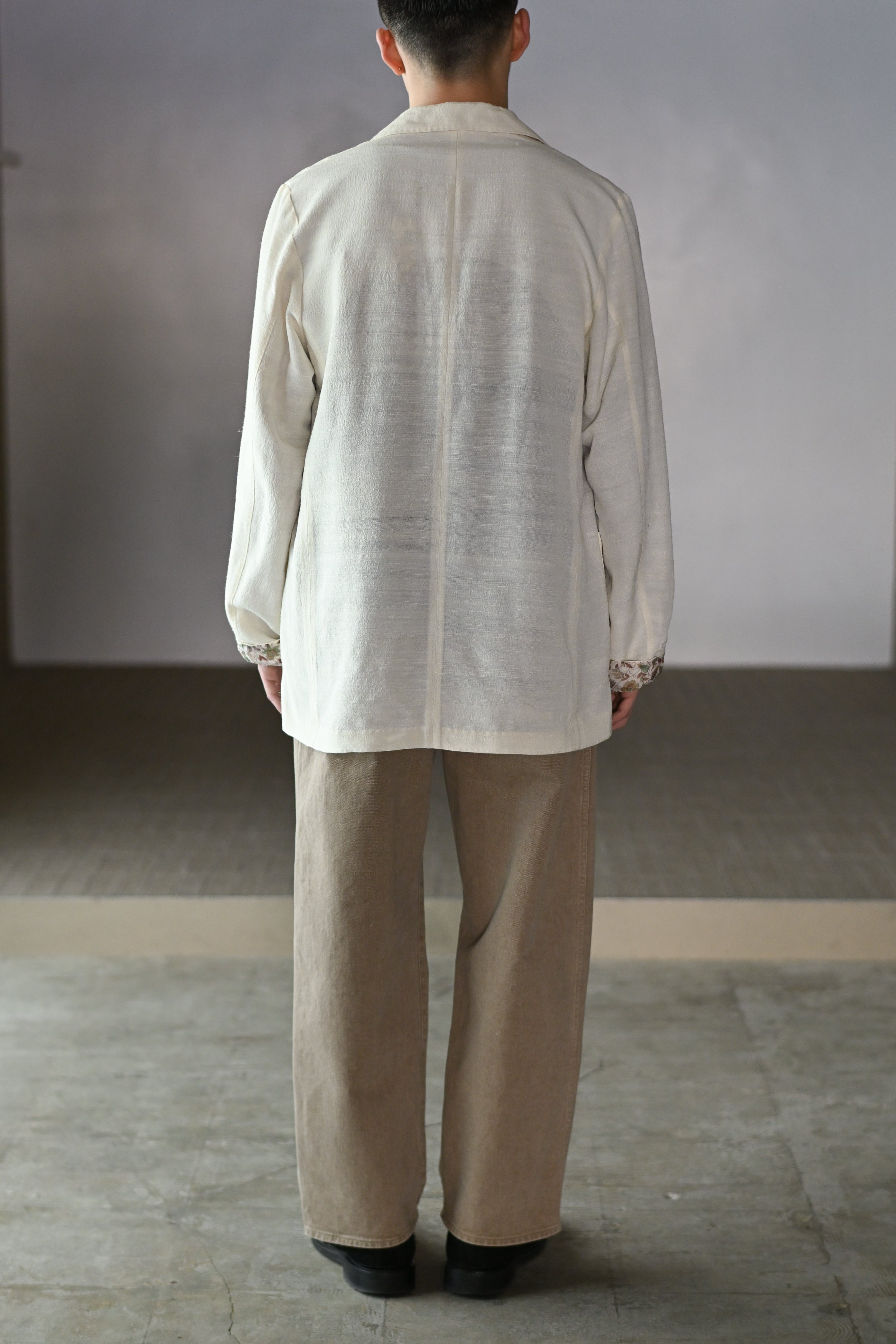 barbell object / 2b jkt -ECRU – and father