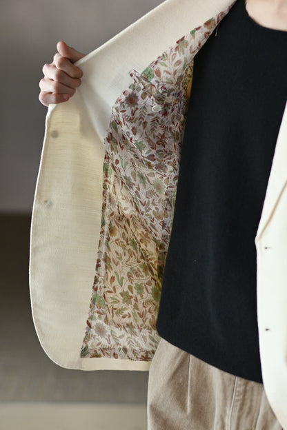 barbell object / 2b jkt -ECRU