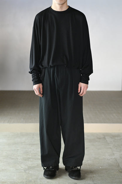 barbell object / clip tuck pt -BLACK