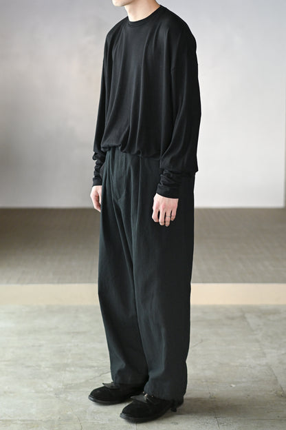 barbell object / clip tuck pt -BLACK