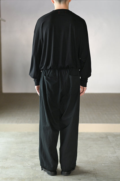 barbell object / clip tuck pt -BLACK