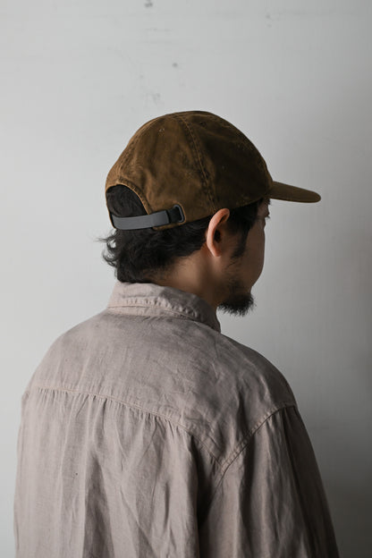 COMESANDGOES / PIGMENT DYE CAP(ダメージ) -BROWN