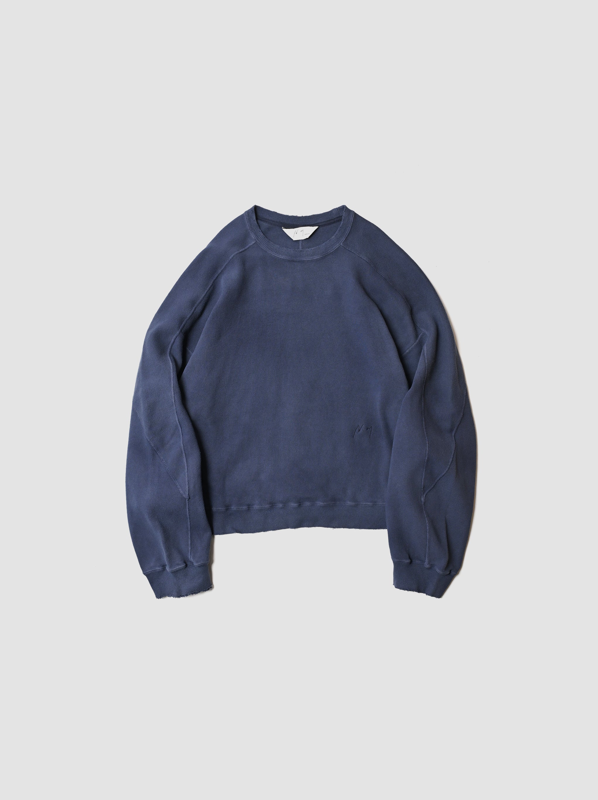 ANCELLM / SMOOTH SWEAT SHIRT -D.NAVY – and father