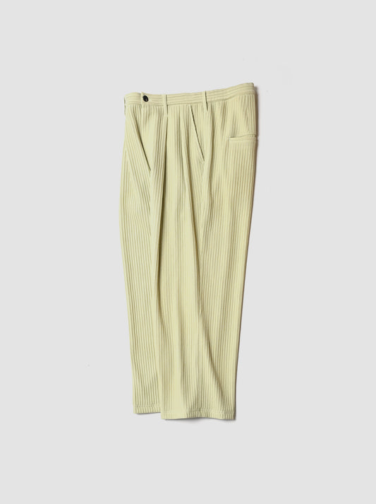 ANCELLM / WIDE EASY PANTS -WASABI