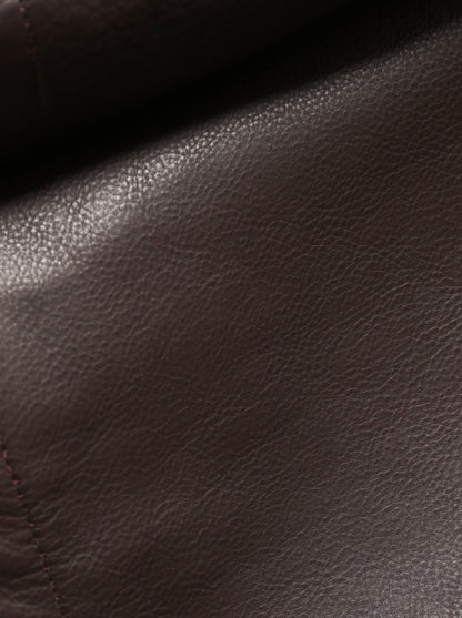 KAPTAIN SUNSHINE / Sheepskin Zip Jacket -BROWN