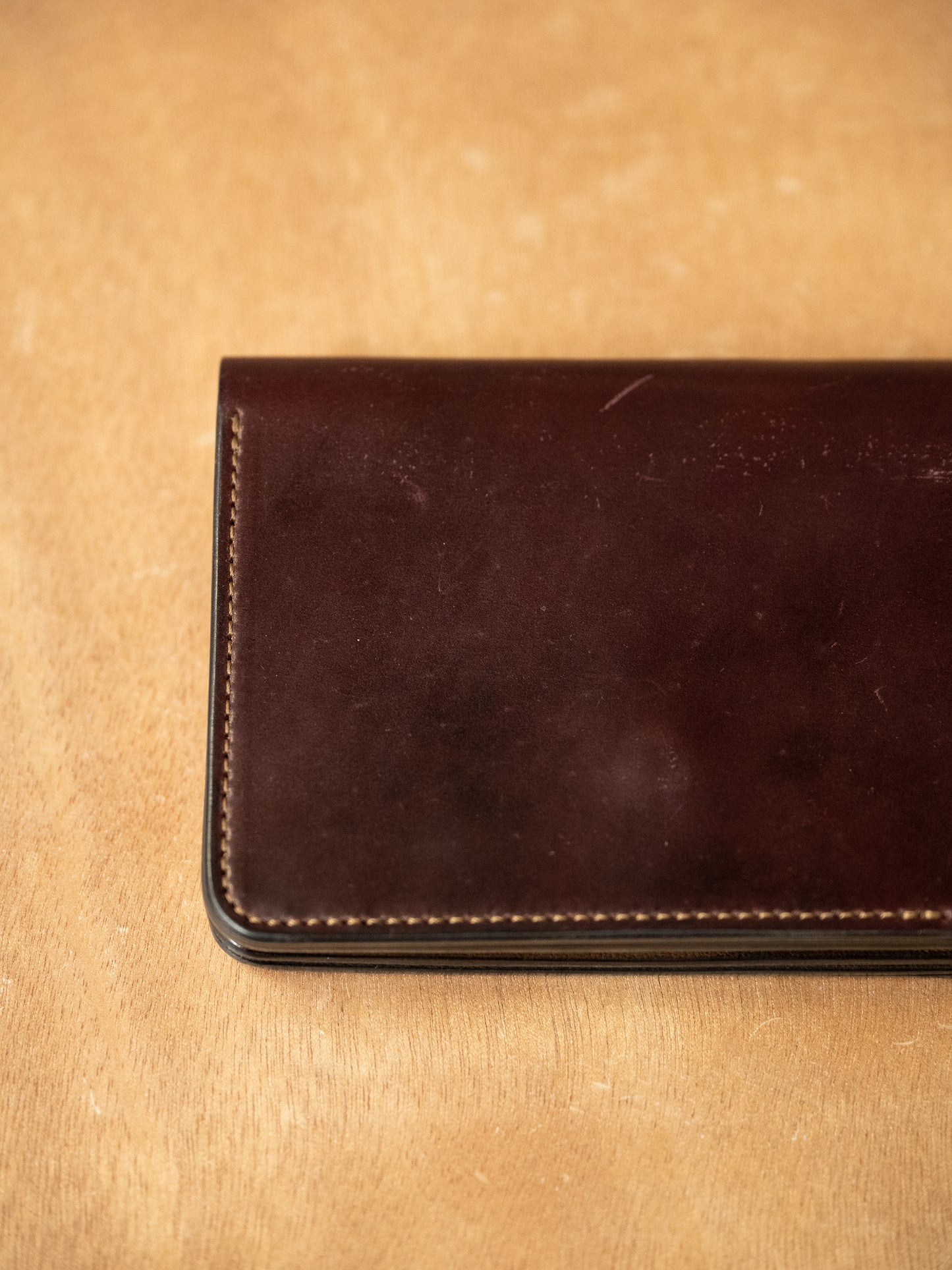 forme / Short wallet Cordvan -Burgundy