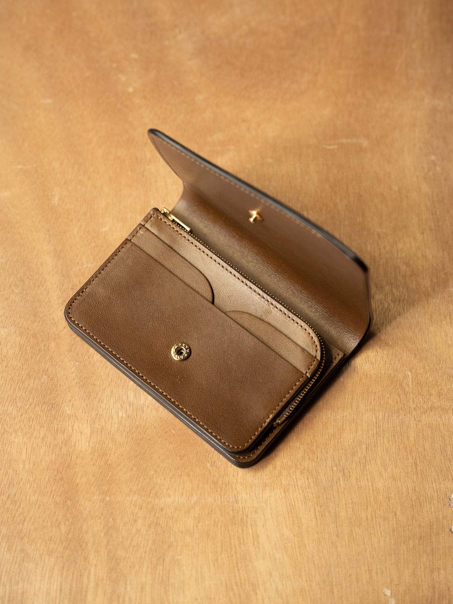 forme / Short wallet Cordvan -Burgundy