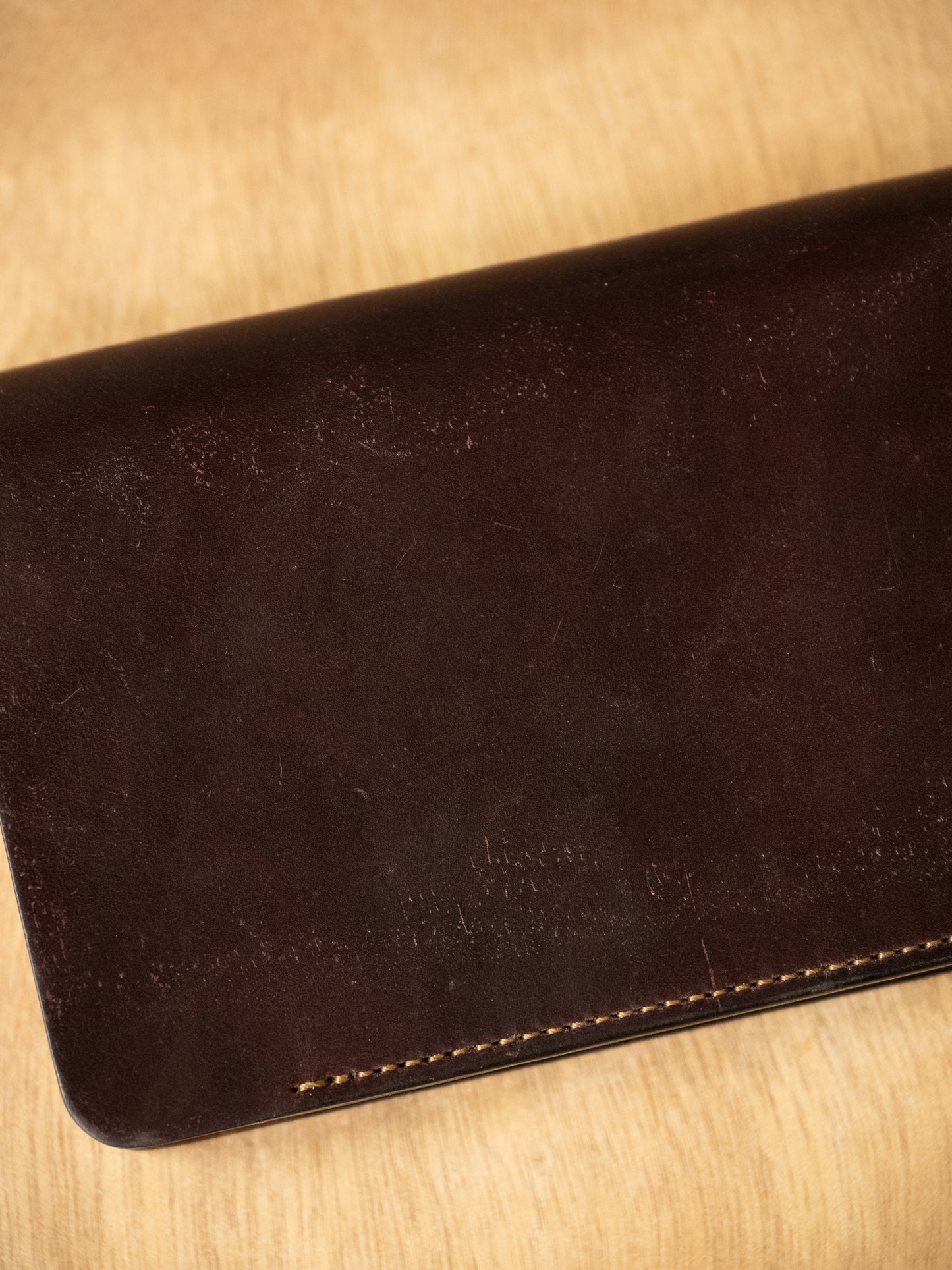 forme / Short wallet Cordvan -Burgundy