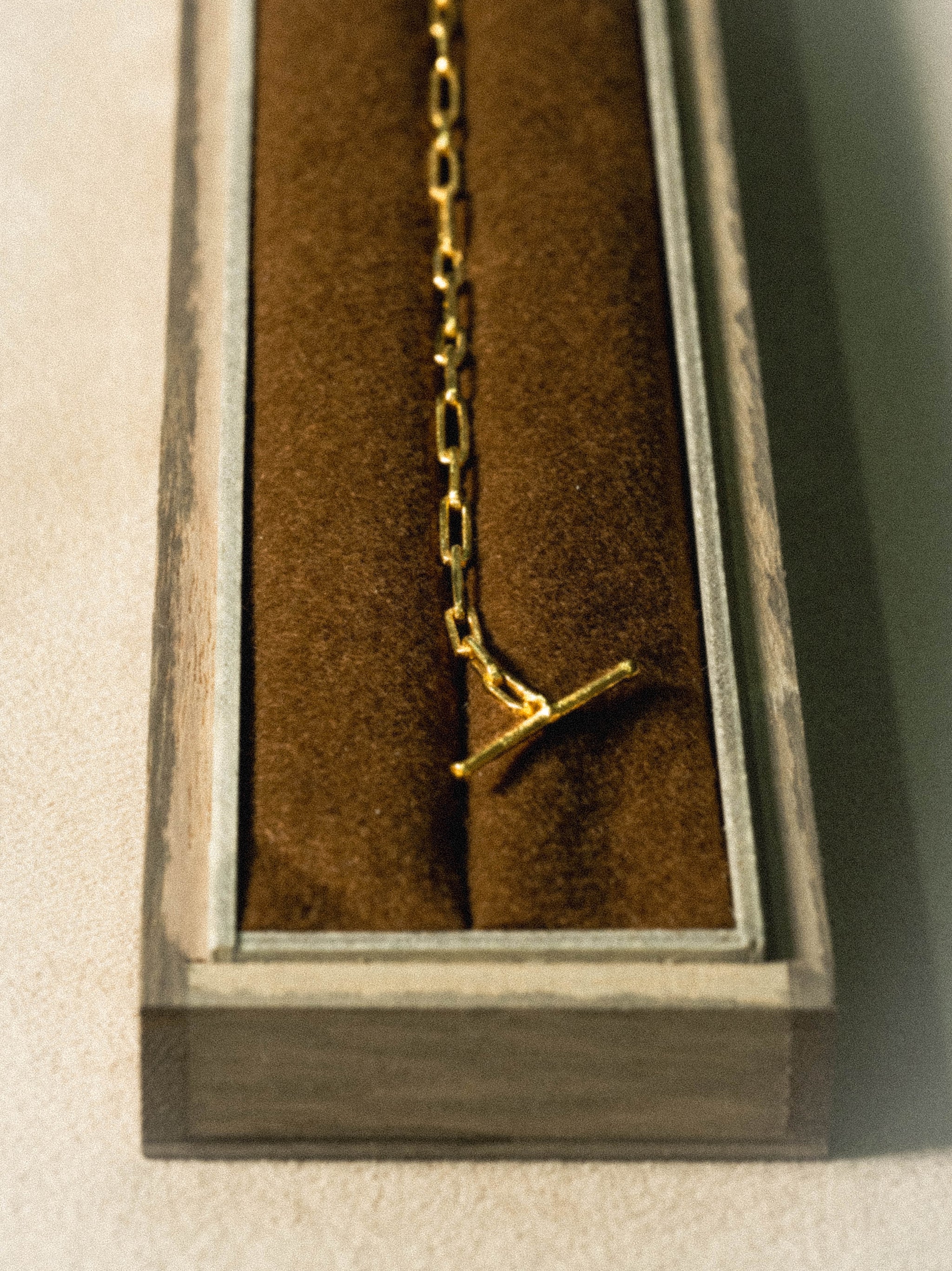 taupe D.Motoike / HARVEST CHAIN BRACELET -K24 – and father