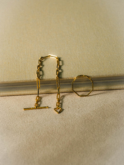 taupe D.Motoike /  HARVEST CHAIN BRACELET -K24