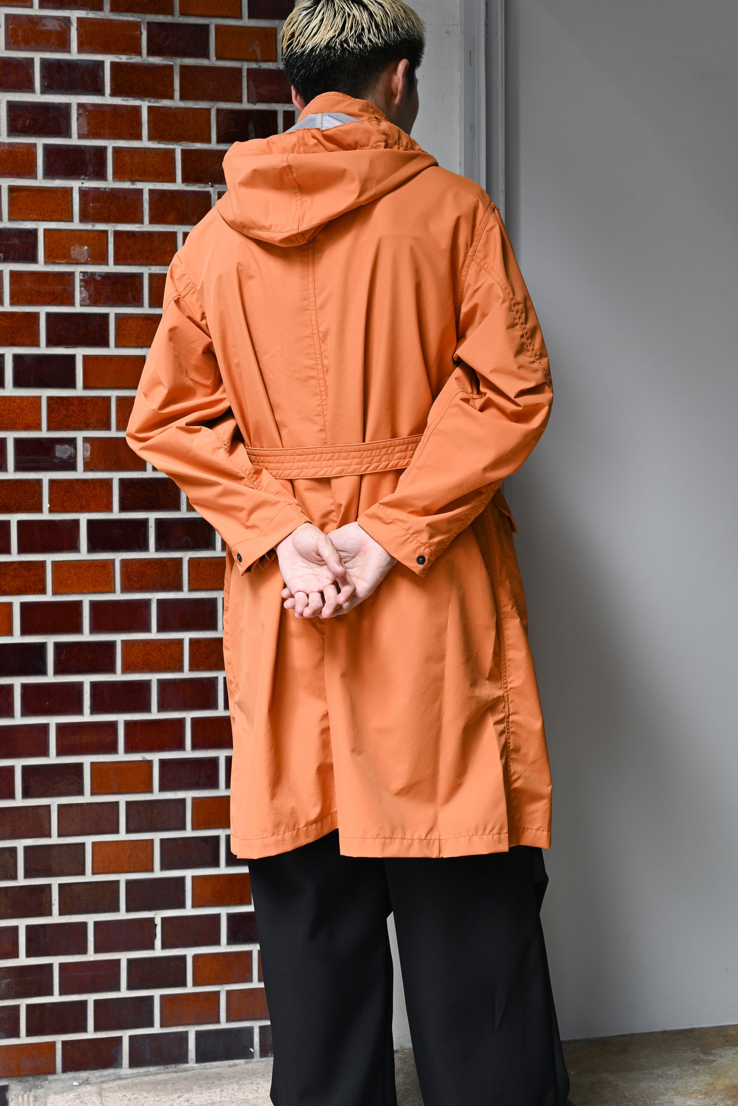 WHOWHAT / WEATHER PROOF COAT -ORANGE