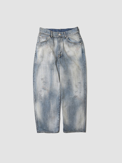 ANCELLM / MIDTAPERED 5P DENIM PANTS -INDIGO