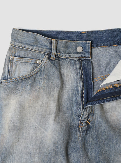 ANCELLM / MIDTAPERED 5P DENIM PANTS -INDIGO