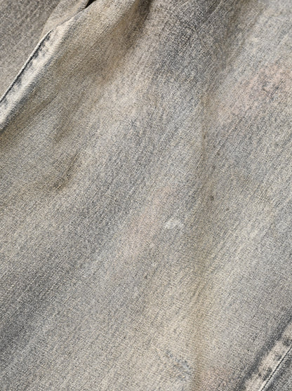 ANCELLM / MIDTAPERED 5P DENIM PANTS -BLACK