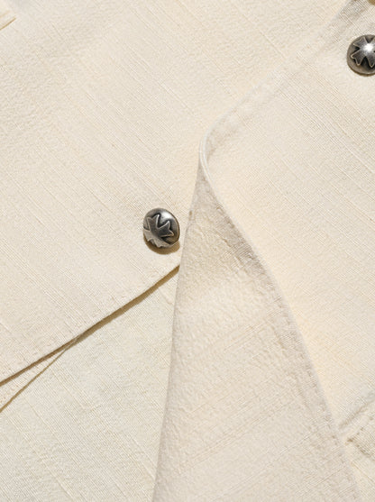 barbell object / 2b jkt -ECRU