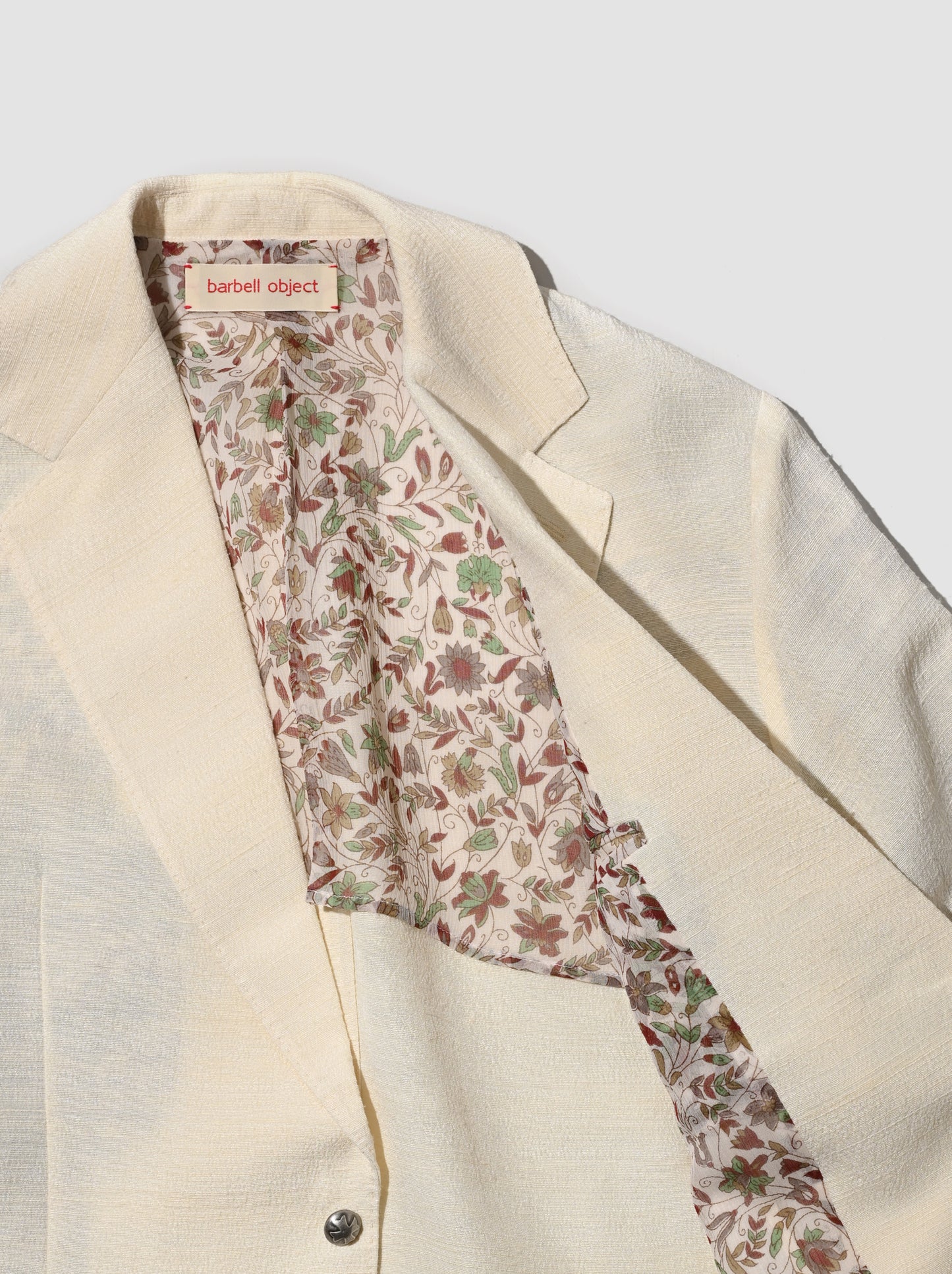 barbell object / 2b jkt -ECRU