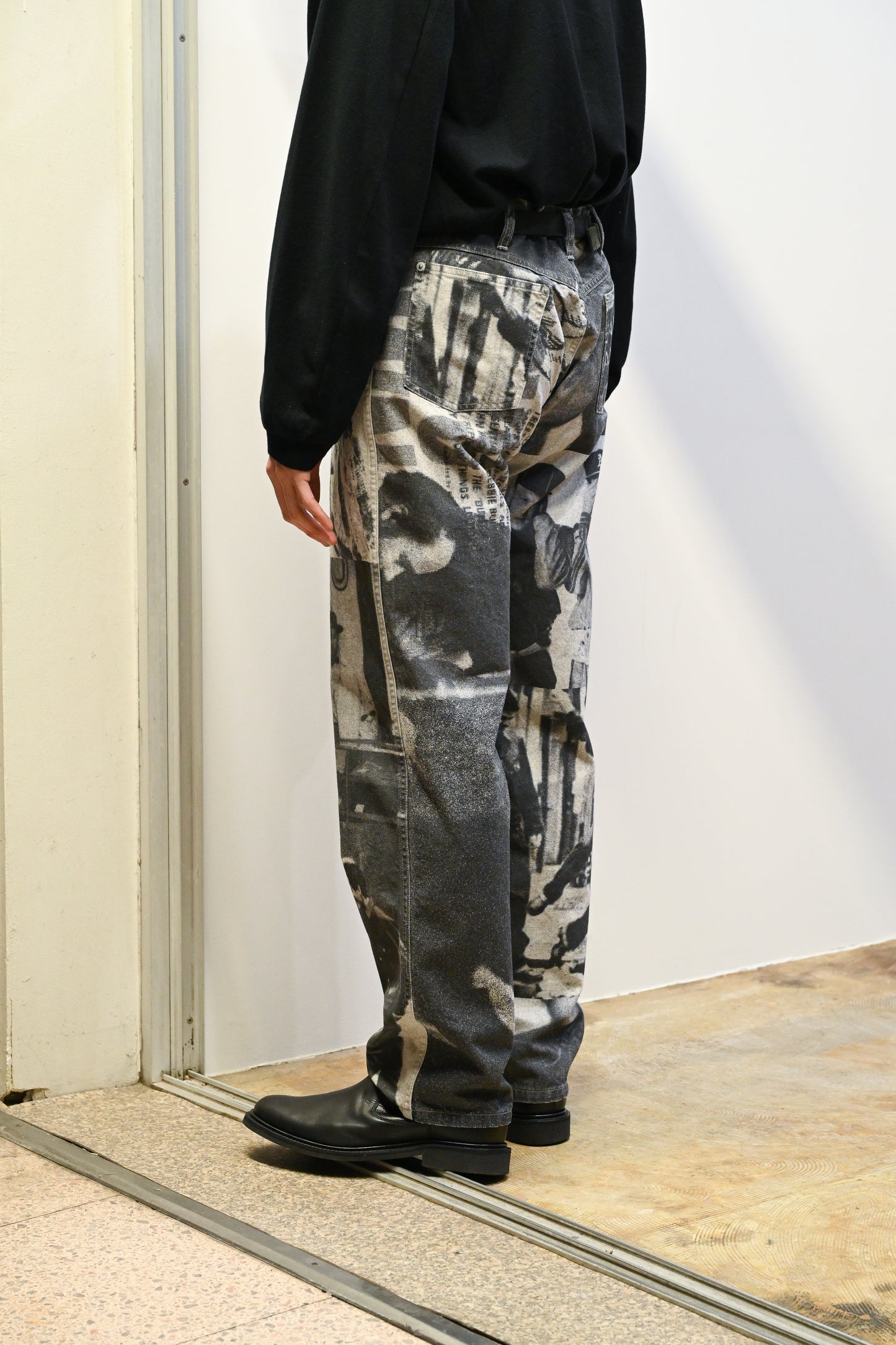 The DUFFER N NEPHEWS / PICTURE PRINT DENIM PANTS