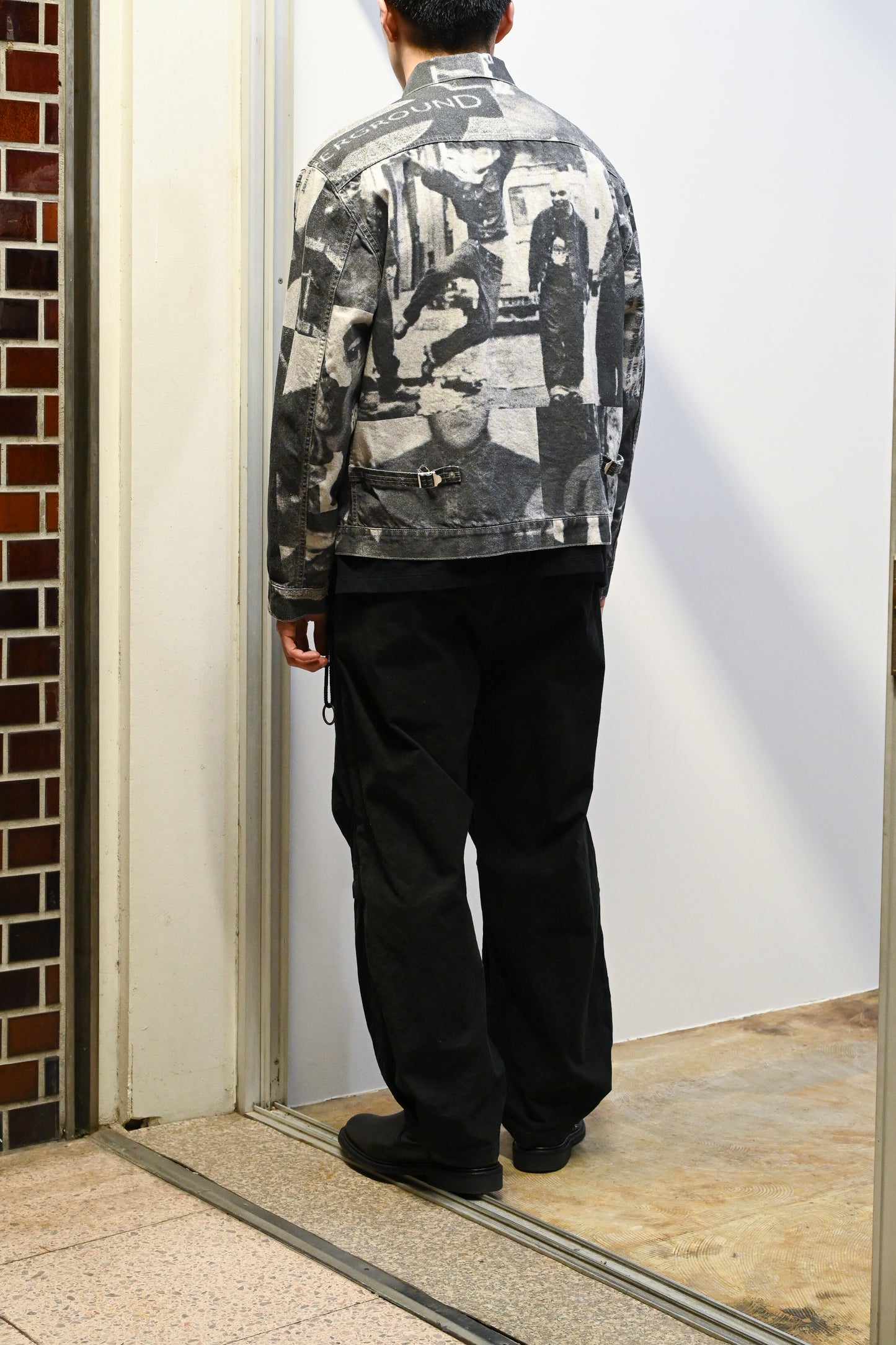 The DUFFER N NEPHEWS / PICTURE PRINT DENIM JACKET