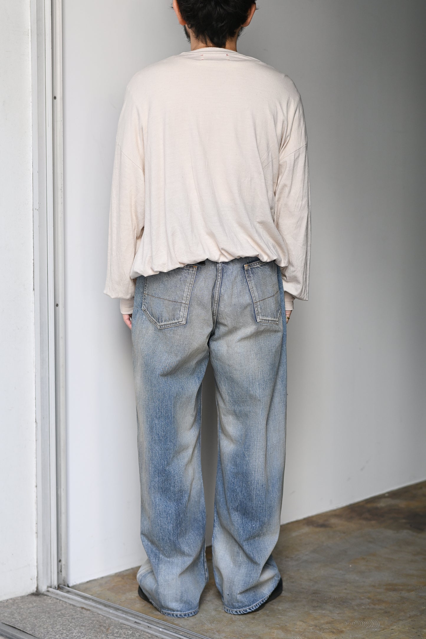 ANCELLM / MIDTAPERED 5P DENIM PANTS -INDIGO