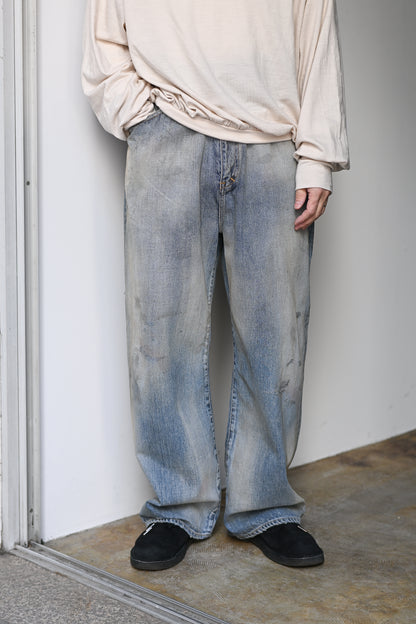 ANCELLM / MIDTAPERED 5P DENIM PANTS -INDIGO