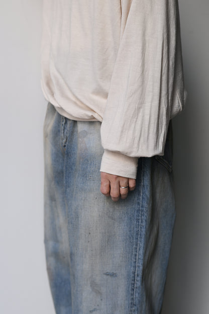 ANCELLM / MIDTAPERED 5P DENIM PANTS -INDIGO