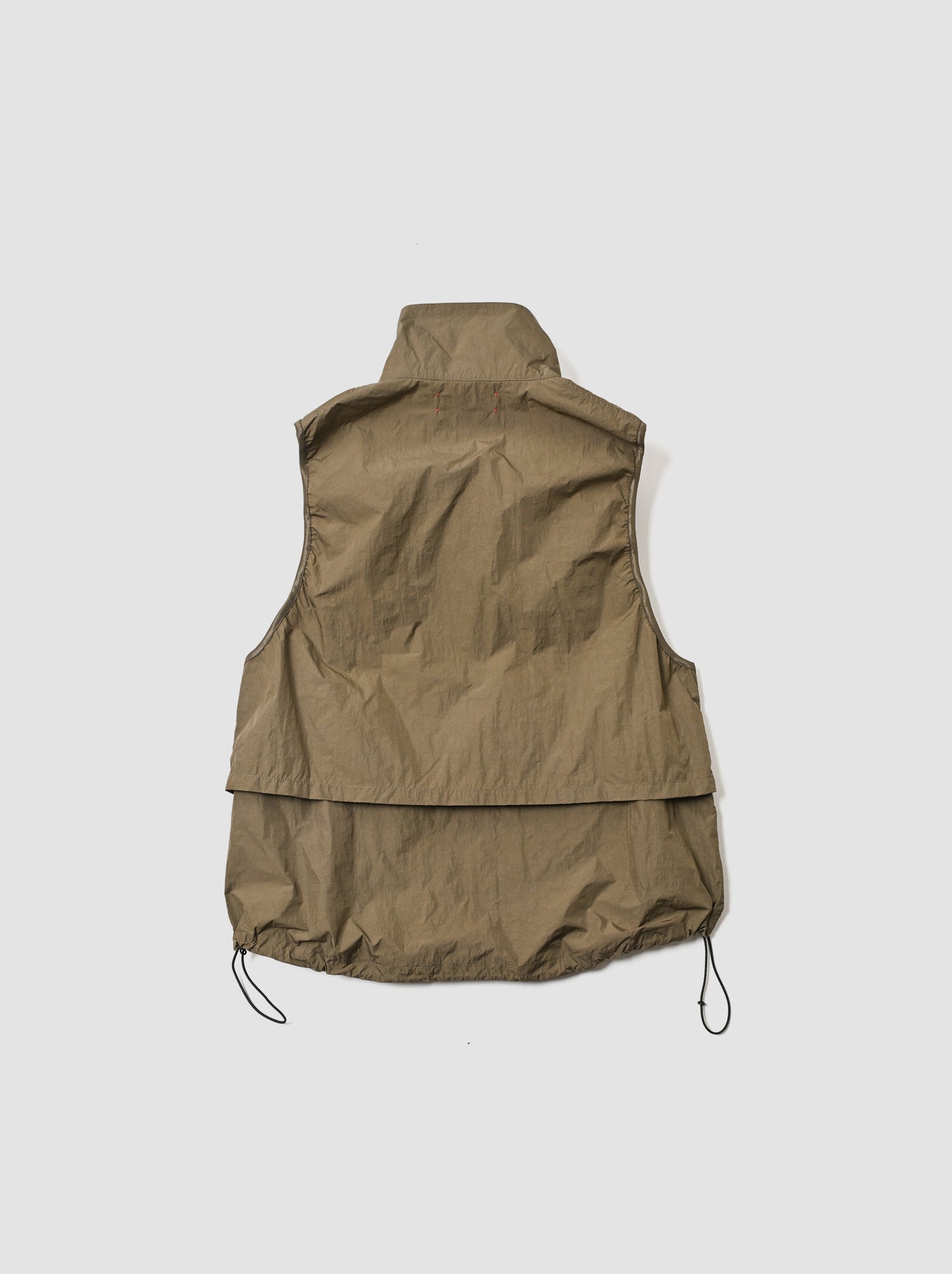 barbell object / un vest -KHAKI