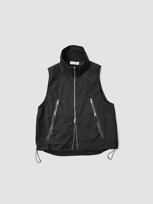 barbell object / un vest -BLACK