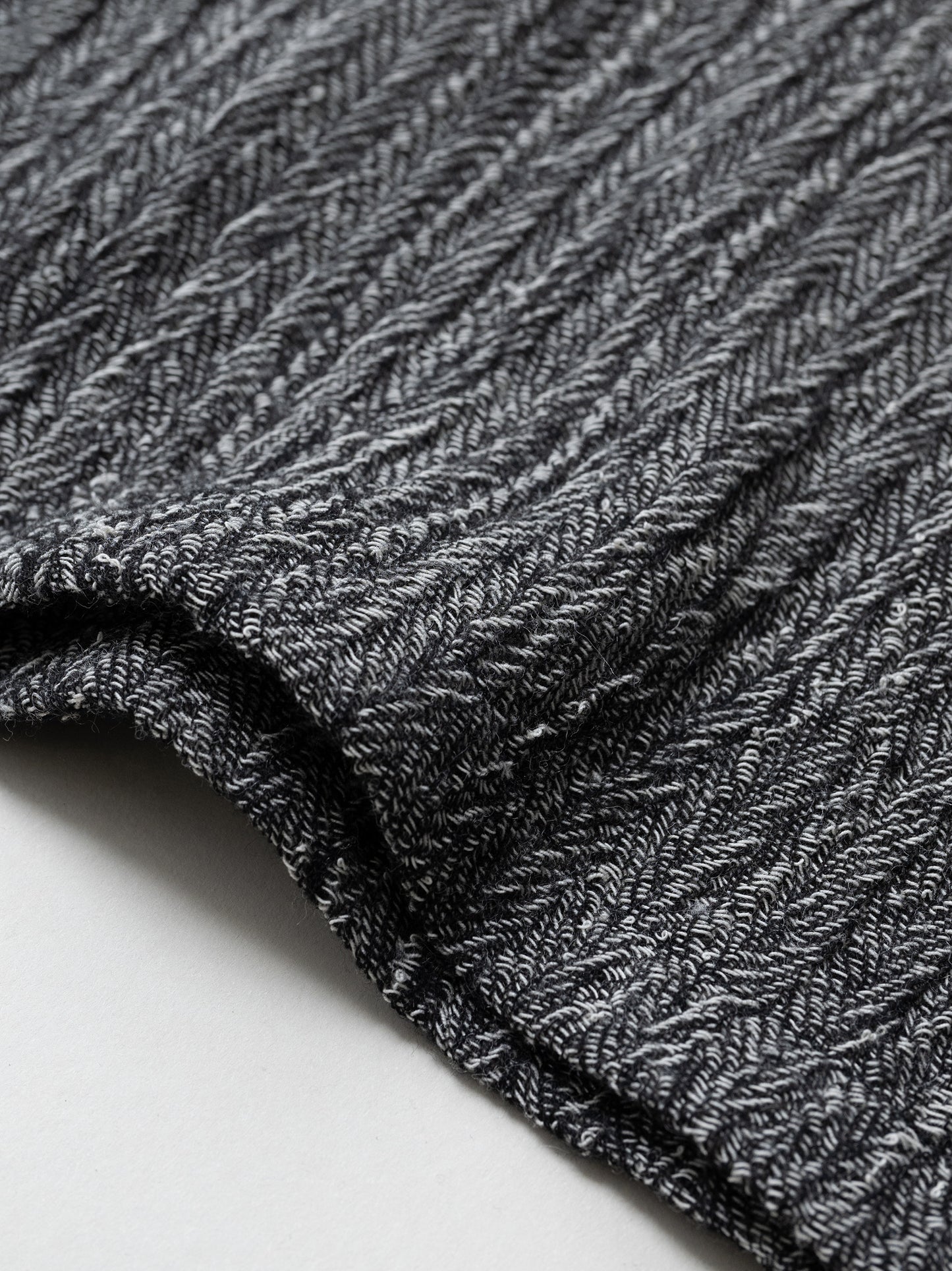 M's braque / TURTLENECK FRENCH CUFFS SHIRT -BLACK/NATURAL