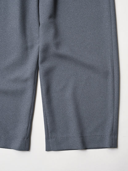 M's braque / TUCKED BAGGY PANTS -CHARCOAL GREY