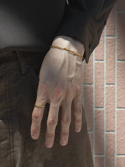 taupe D.Motoike /  HARVEST CHAIN BRACELET -K24