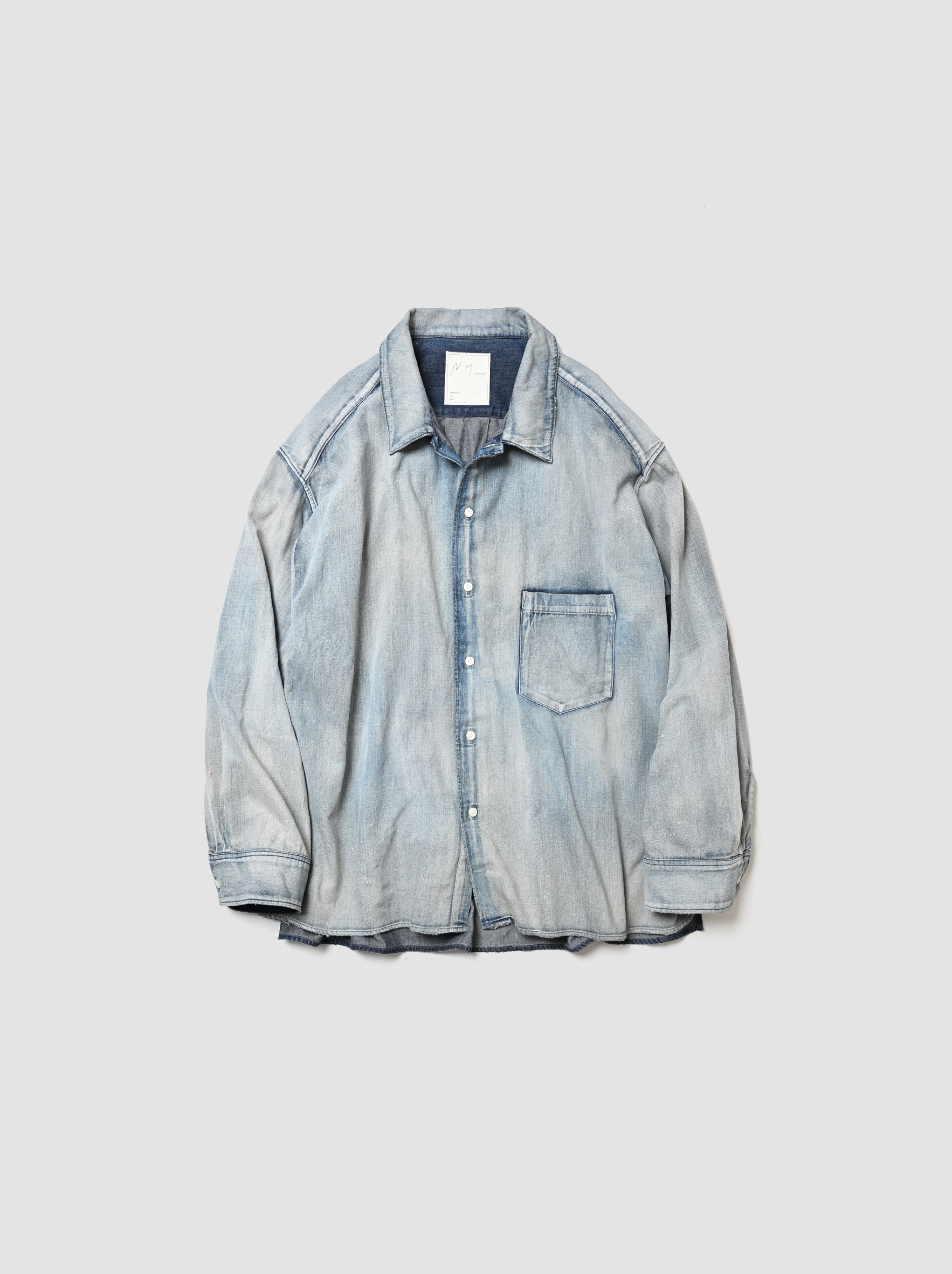 ANCELLM / L.T OZ DENIM SHIRT -INDIGO – and father