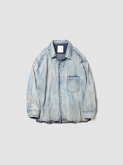 ANCELLM / L.T OZ DENIM SHIRT -INDIGO