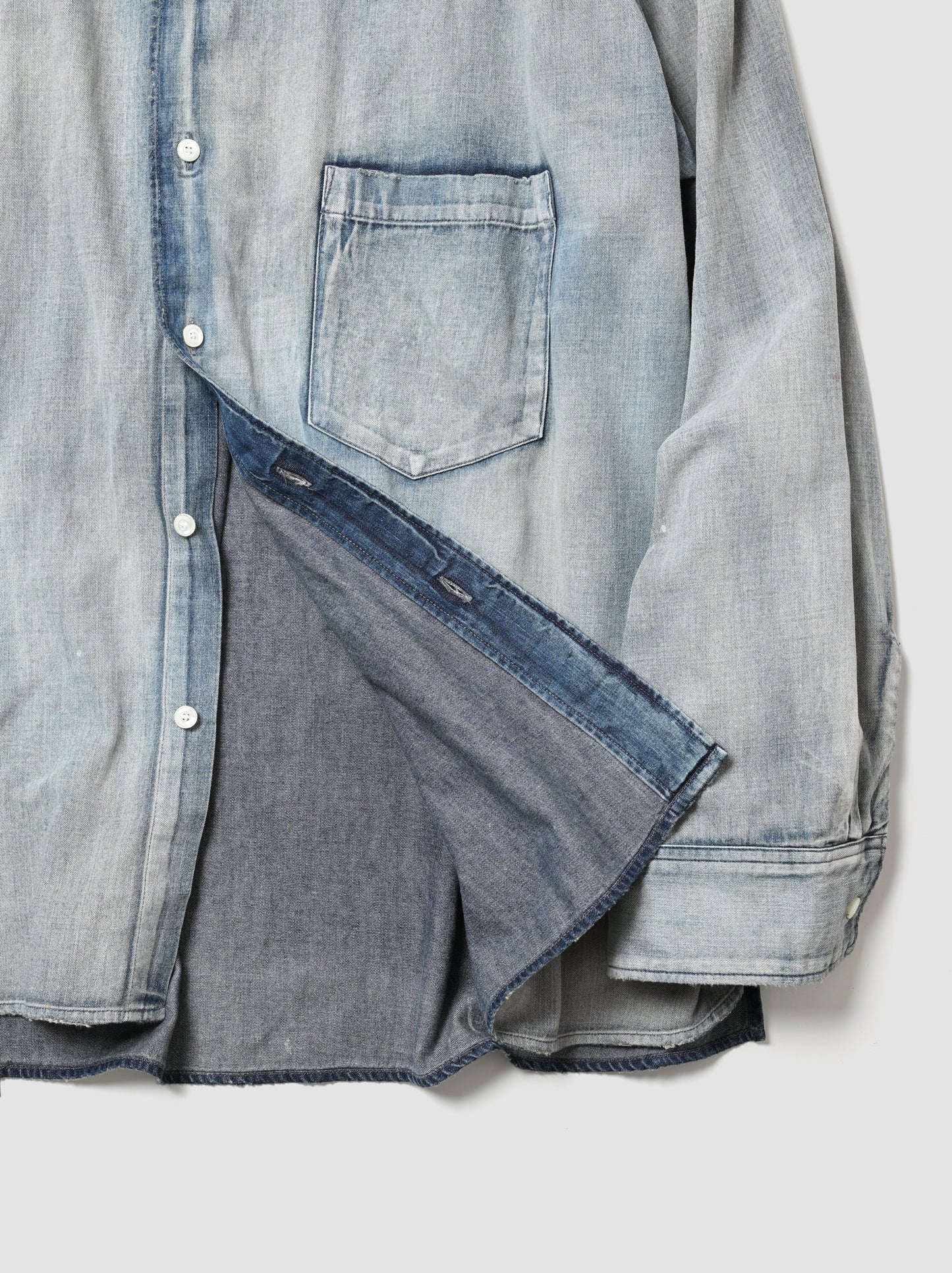 ANCELLM / L.T OZ DENIM SHIRT -INDIGO