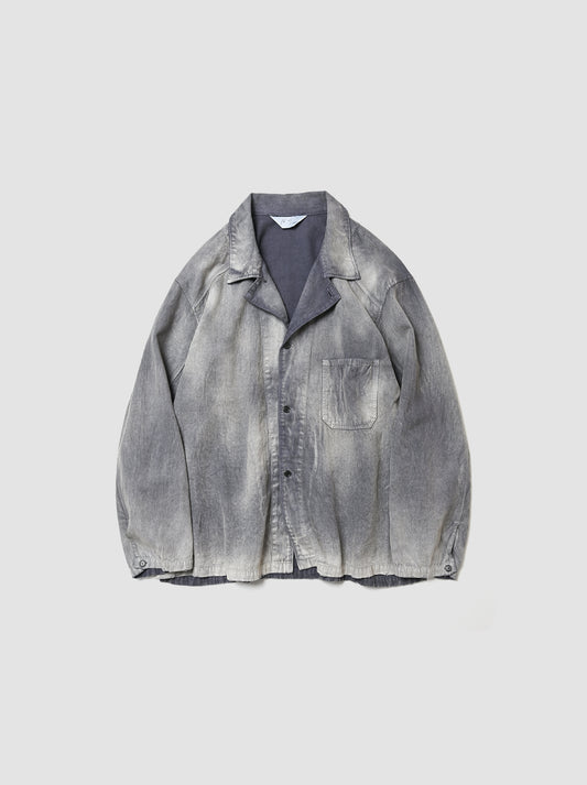 ANCELLM / FADED L/C WORK SHIRT -F.BLUE