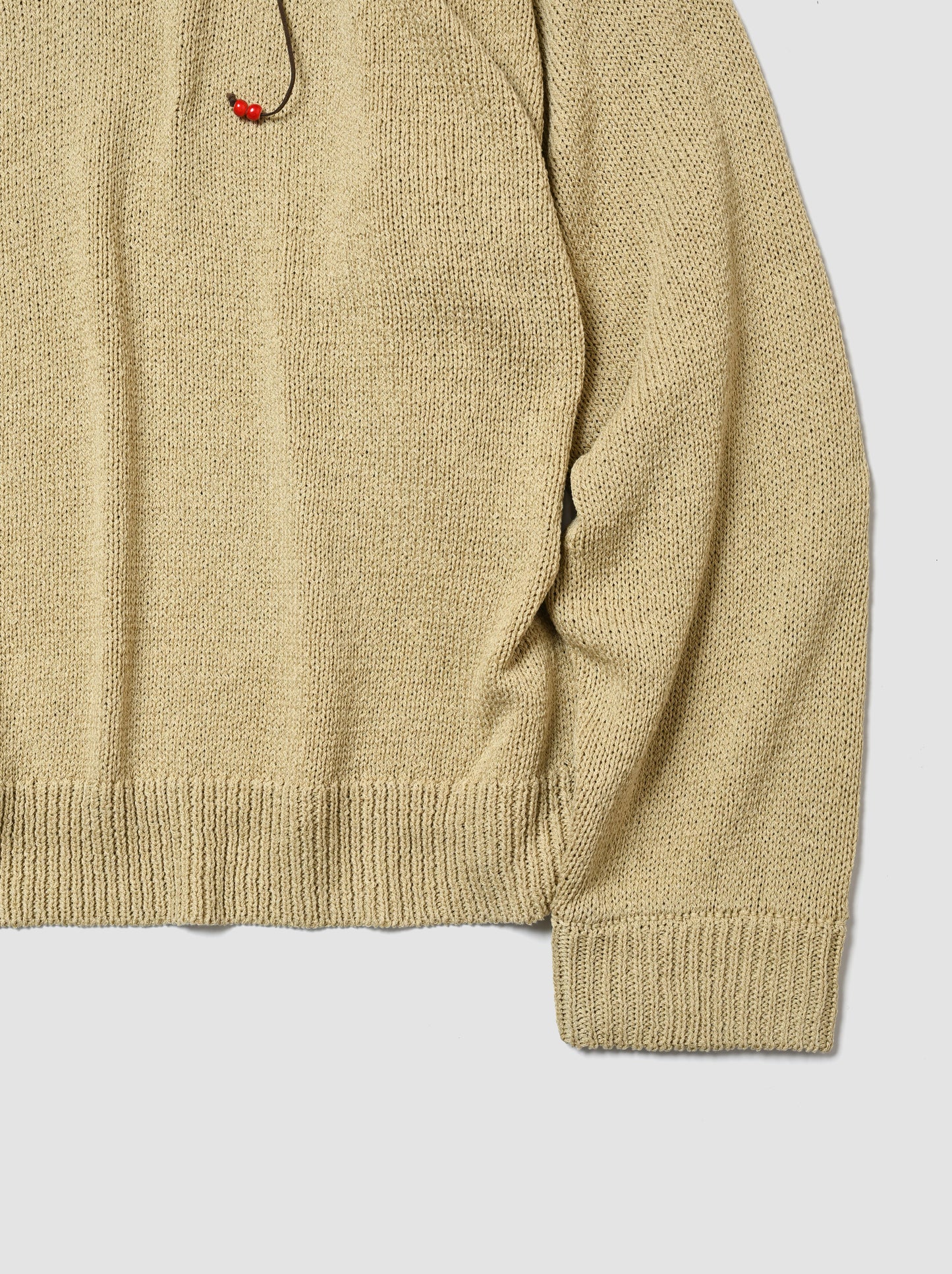 ANCELLM / UV NECK KNIT -SAGE