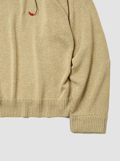 ANCELLM / UV NECK KNIT -SAGE