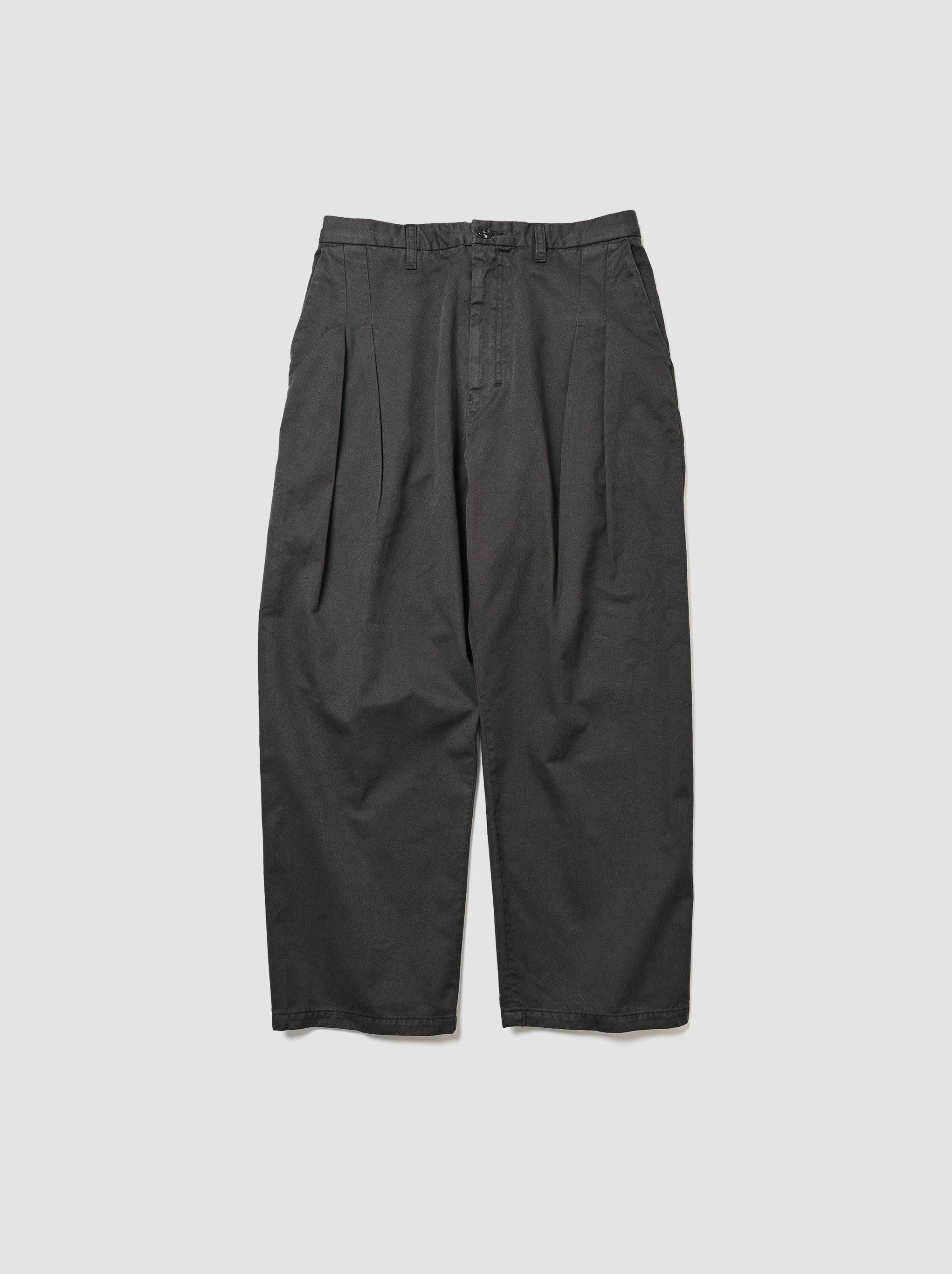 ANCELLM / CHINO SLACKS -BLACK – and father