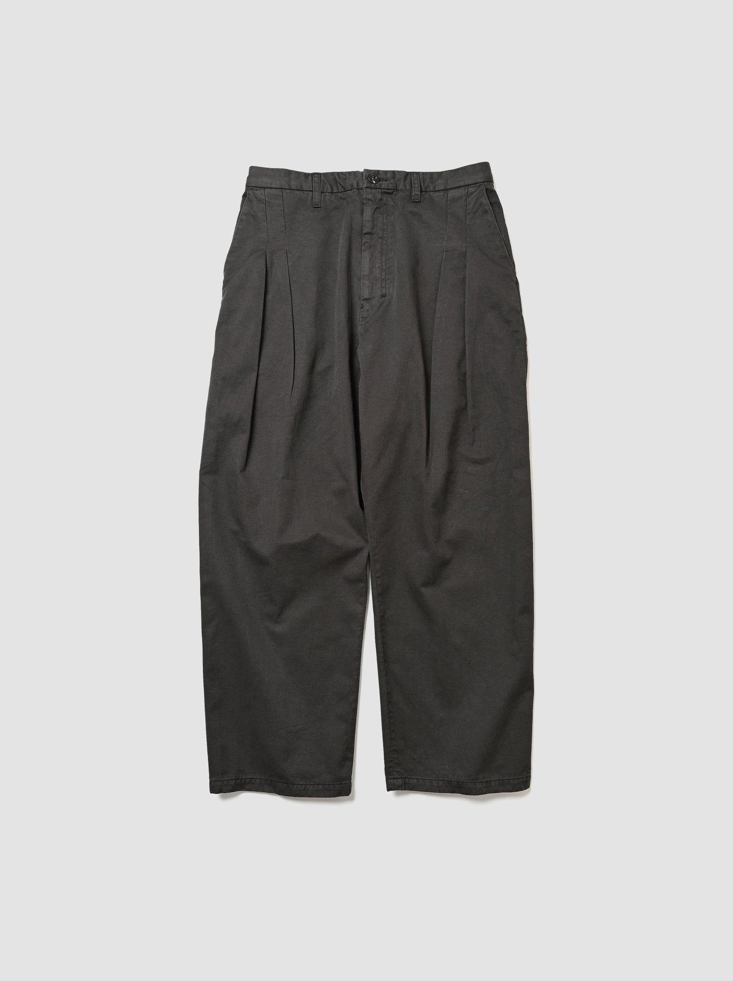 ANCELLM / CHINO SLACKS -BLACK