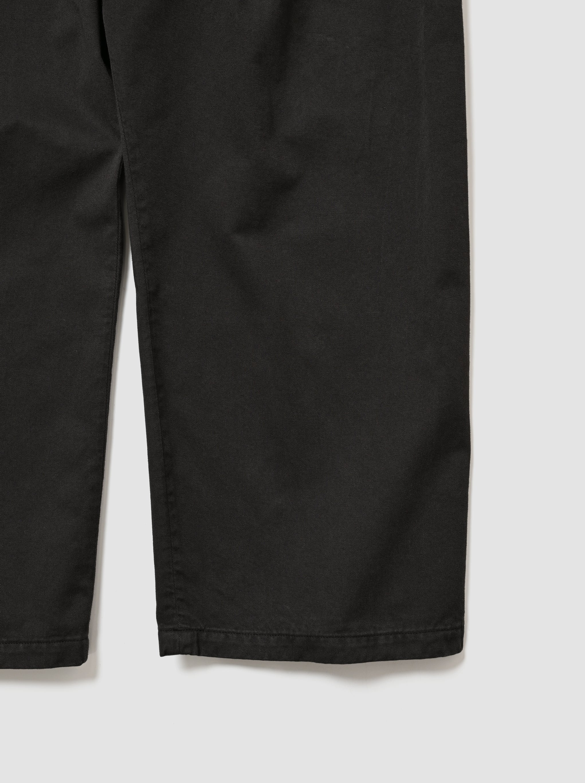 ANCELLM / CHINO SLACKS -BLACK – and father