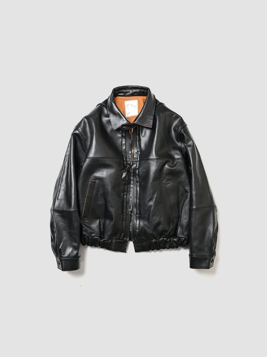 ANCELLM / H.L TUCK JACKET -BLACK