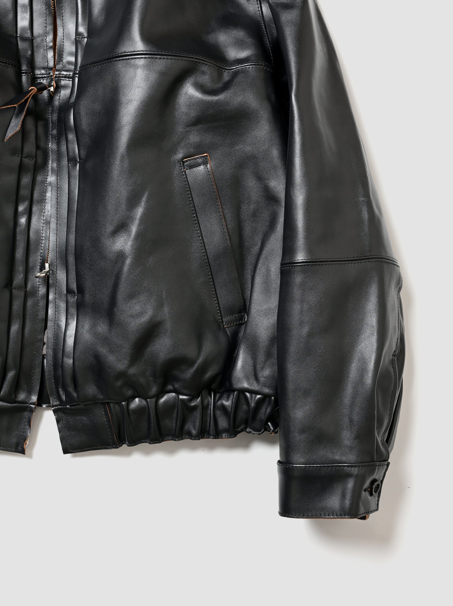 ANCELLM / H.L TUCK JACKET -BLACK