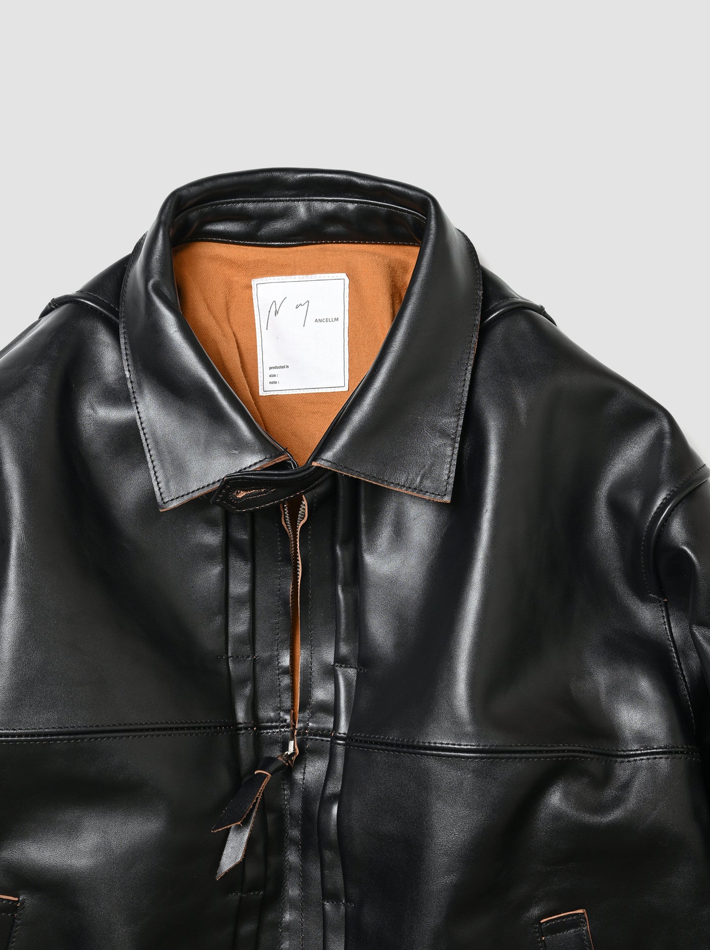 ANCELLM / H.L TUCK JACKET -BLACK