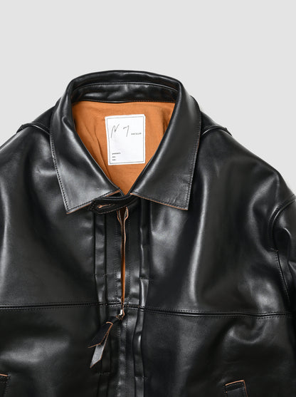 ANCELLM / H.L TUCK JACKET -BLACK