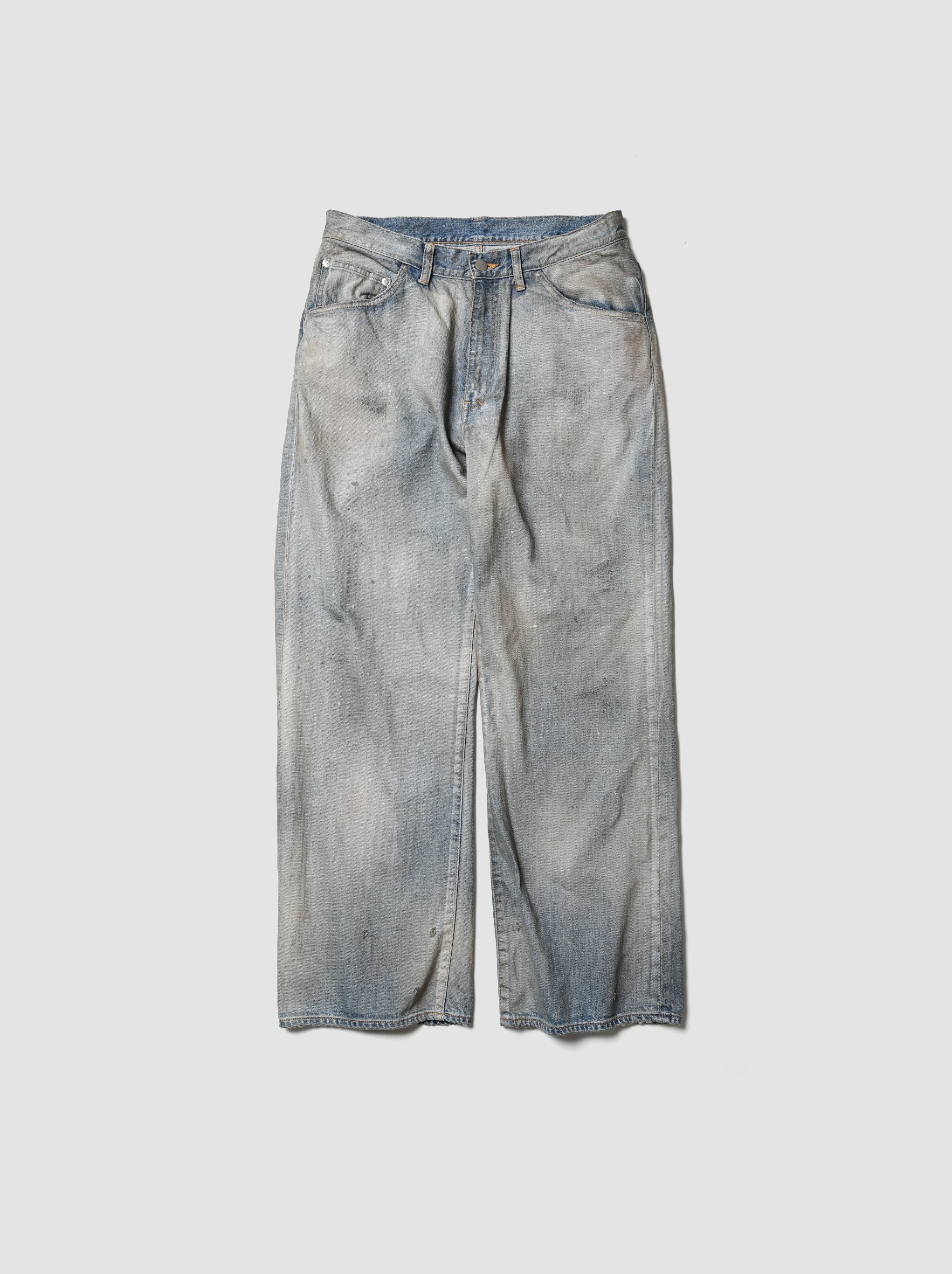 ancellm シューカットデニム　サイズ3 ANCELLM / SHOE-CUT DENIM PANTS -INDIGO – and father