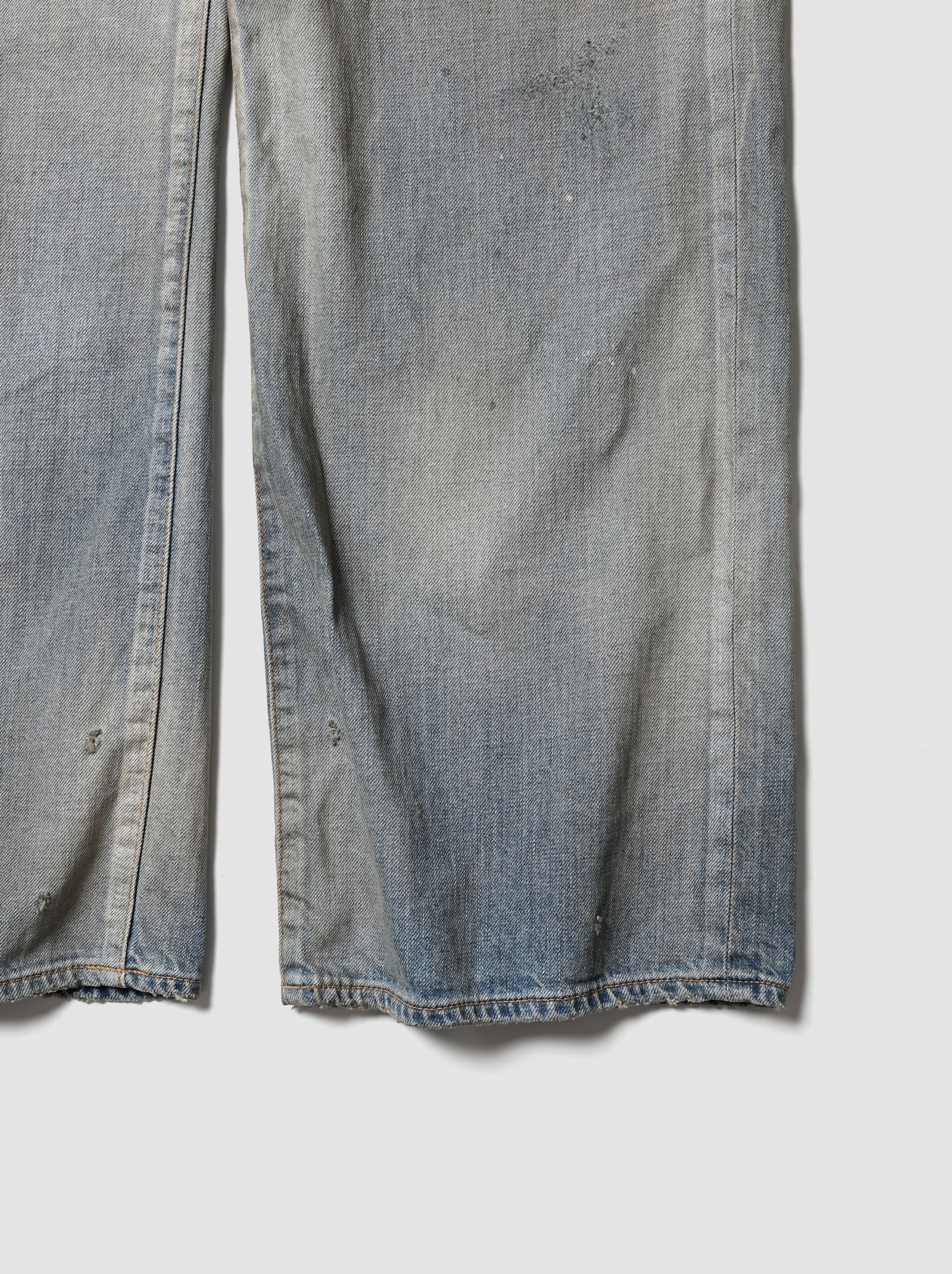 ancellm シューカットデニム　サイズ3 ANCELLM / SHOE-CUT DENIM PANTS -INDIGO – and father