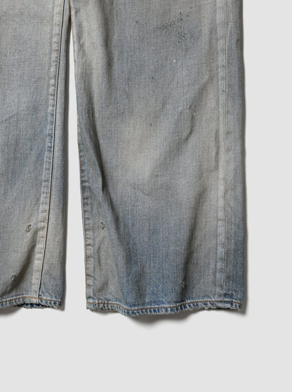 ANCELLM / SHOE-CUT DENIM PANTS -INDIGO