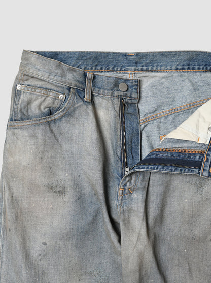 ANCELLM / SHOE-CUT DENIM PANTS -INDIGO